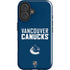 NHL Vancouver Canucks Solid Background iPhone 16 Impact Case
